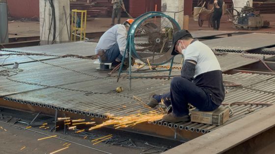 Ενέργεια εξοικονόμηση λέβητα μεμβράνη τοίχος φωτιά / σωλήνα νερού και προσαρμοσμένη δομή