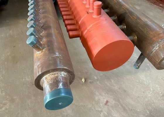 Υδραυλικός πτερυγός λέβητα ατμού κεφαλίδα Ανταλλάκτη θερμότητας κεφαλίδα διανομής υγρών