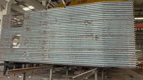 Τμήματα θερμοσίφωνης με τοίχο με μεμβράνη συγκόλλησης πρότυπα ISO/ASME/SGS