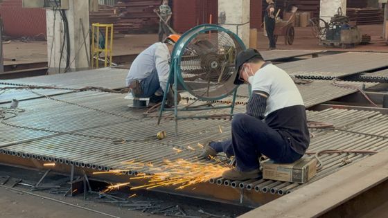 Τμήματα θερμοσίφωνης με τοίχο με μεμβράνη συγκόλλησης πρότυπα ISO/ASME/SGS